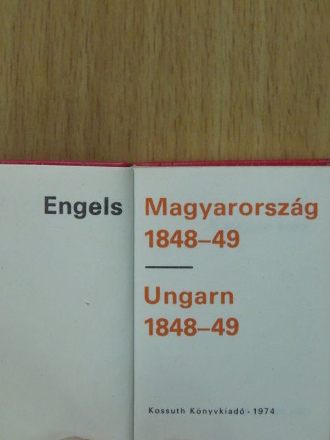 Engels - Magyarország 1848-49 (minikönyv) (számozott) [antikvár]