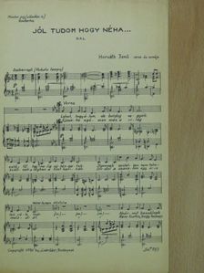Horváth Jenő - Jól tudom hogy néha... [antikvár]