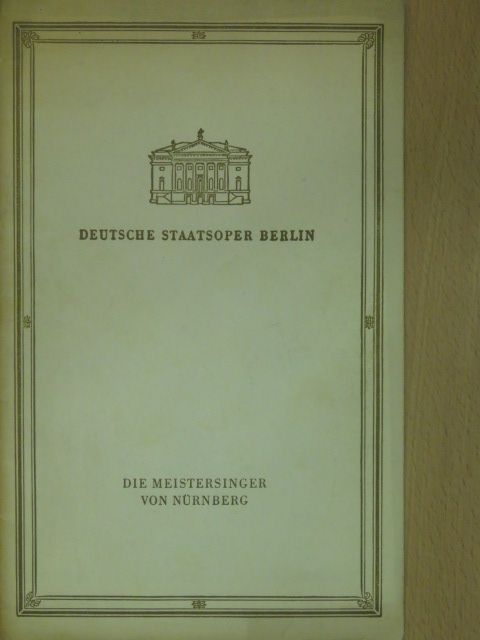 Die Meistersinger von Nürnberg [antikvár]