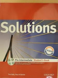Paul A. Davies - Solutions - Pre-Intermediate - Student's Book [antikvár]