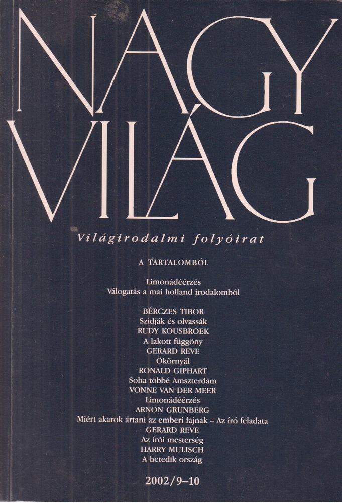 FÁZSY ANIKÓ - Nagyvilág 2002/9-10 [antikvár]