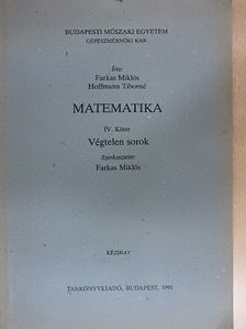 Farkas Miklós - Matematika IV. [antikvár]