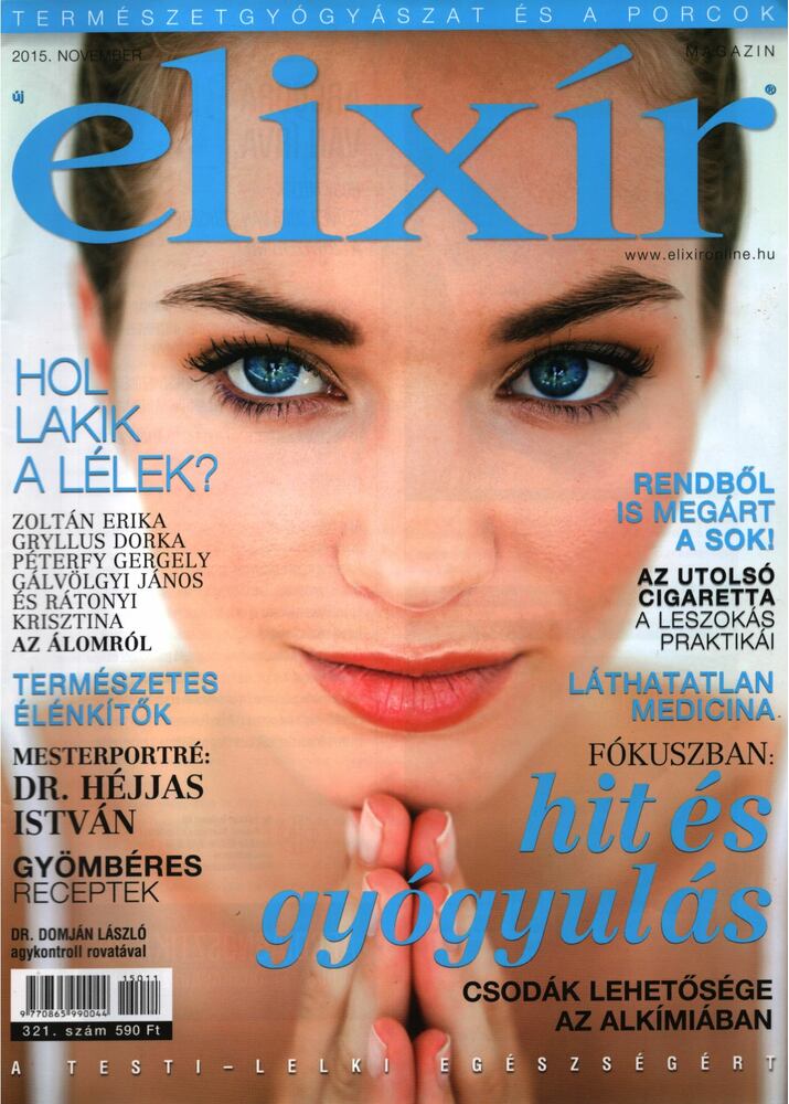 Dr. Nagy Róbert (főszerk.) - Elixír Magazin 2015. november [antikvár]
