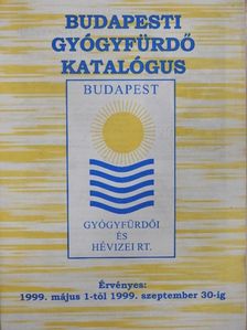 Budapesti gyógyfürdő katalógus [antikvár]