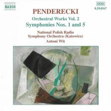 PENDERECKI - SYMPHONIES NO.1,5 CD ANTONI WIT