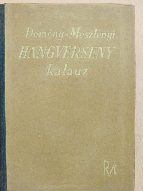Demény Dezső - Hangverseny kalauz I-II. [antikvár]