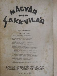 Dr. Exner Kornél - Magyar Sakkvilág 1927. december [antikvár]