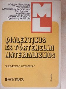 Aczél György - Dialektikus és történelmi materializmus  [antikvár]