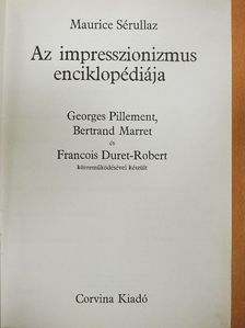 Bertrand Marret - Az impresszionizmus enciklopédiája [antikvár]