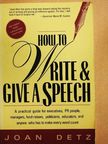 Joan Detz - How to Write and Give a Speech [antikvár]