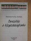 Simanovszky Zoltán - Bevezetés a közgazdaságtanba [antikvár]