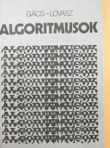 Dr. Gács Péter - Algoritmusok [antikvár]