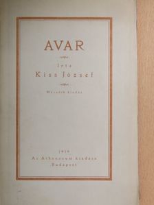 Kiss József - Avar [antikvár]