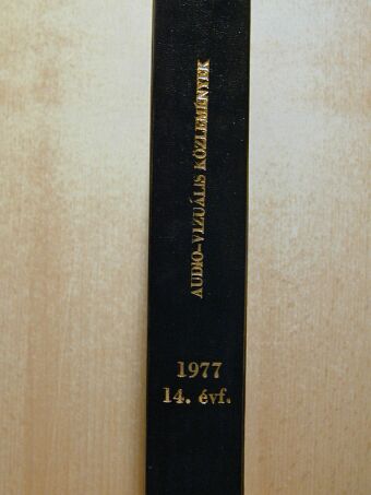 Ádám Sándor - Audio-Vizuális Közlemények 1977/1-6. [antikvár]