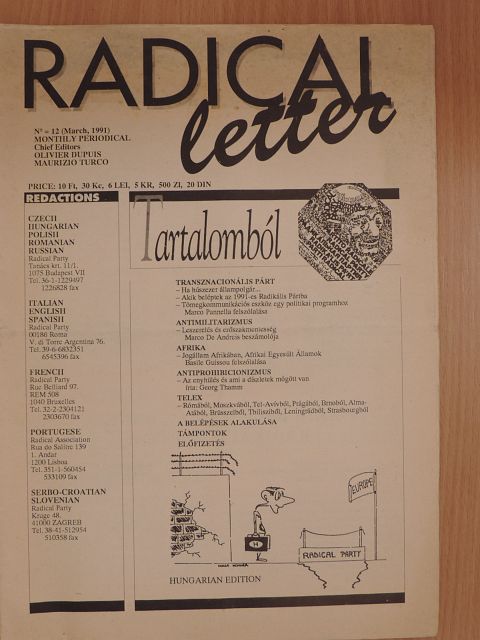 Basile Guissou - Radical Letter March 1991 [antikvár]