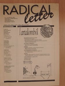 Basile Guissou - Radical Letter March 1991 [antikvár]