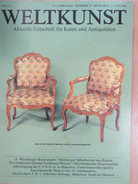 Engelbert Wagner - Weltkunst 12/1984. [antikvár]