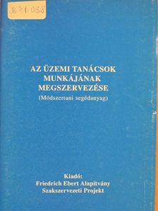 Gróf Gabriella - Az üzemi tanácsok munkájának megszervezése [antikvár]