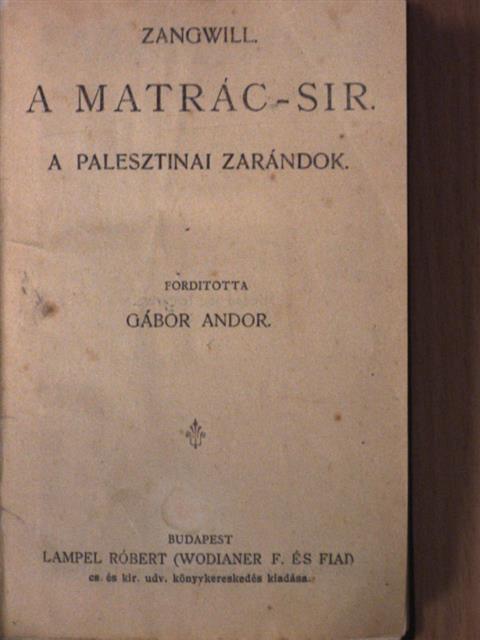 Conan Doyle - A matrác-sir/A palesztinai zarándok/Doktor Holmes kalandjai 5./Doktor Holmes kalandjai 3./Rosmersholm/A katolikus autonomia [antikvár]