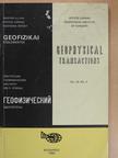 Balla Zoltán - Geophysical Transactions Vol. 30. No. 4. (dedikált példány) [antikvár]