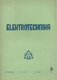 Frigyes Andor - Elektrotechnika 1959. 52. évfolyam 3. szám [antikvár]