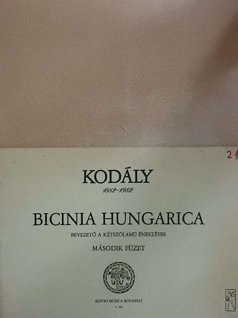 Kodály Zoltán - Bicinia Hungarica II. [antikvár]