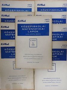 Középiskolai matematikai lapok 1973/1-10. [antikvár]