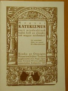 Magyar Katekizmus [antikvár]