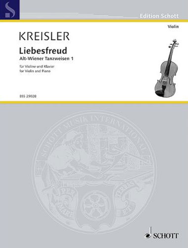 KREISLER - LIEBESFREUD, ALT-WIENER TANZWEISEN 1 FÜR VIOLINE UND KLAVIER