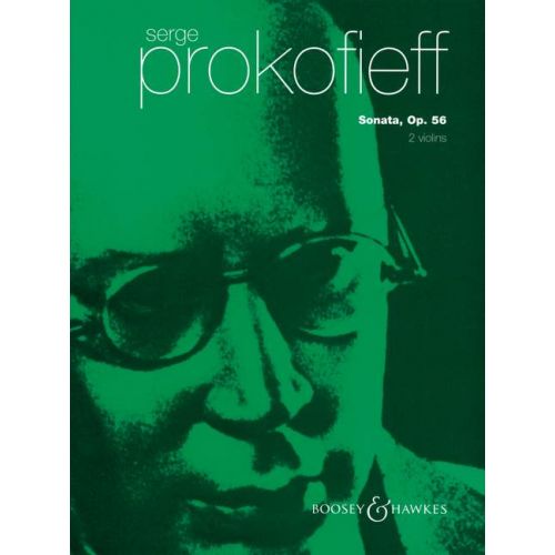 PROKOFIEFF, SERGE - SONATA, OP.56 (1932) FOR 2 VIOLINS