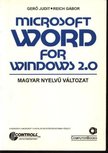 Gerő Judit - Reich Gábor - Microsoft Word for Windows 2.0 [antikvár]