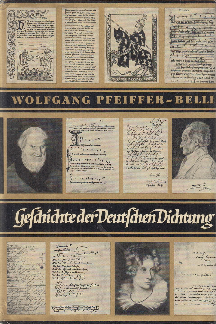 Wolfgang Pfeiffer-Belli - Geschichte der deutschen Dichtung [antikvár]