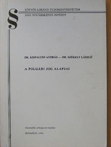 Dr. Kisfaludi András - A polgári jog alapjai [antikvár]
