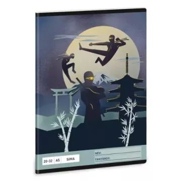 Ninjas in the Dark: Sima füzet - A5
