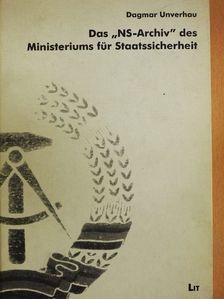 Das "NS-Archiv" des Ministeriums für Staatssicherheit [antikvár]