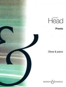HEAD, MICHAEL - PRESTO FROM THREE PIECES FOR OBOE & PIANO