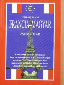 Csiffáry Tamás - Francia-magyar, magyar-francia zsebszótár [antikvár]