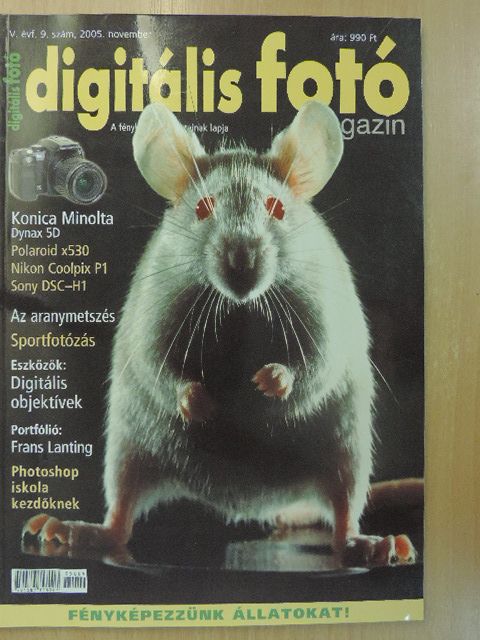Cristophe Blanc - Digitális Fotó Magazin 2005. november [antikvár]