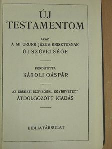 Új Testamentom/A zsoltárok könyve [antikvár]