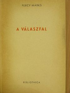 Percy Marks - A válaszfal [antikvár]