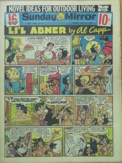 Al Capp - Sunday Mirror Comic Section May 8, 1954 [antikvár]