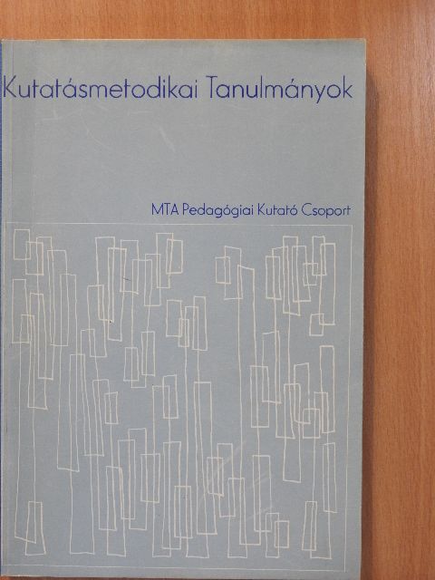 A. D. Bondarij - Kutatásmetodikai Tanulmányok [antikvár]