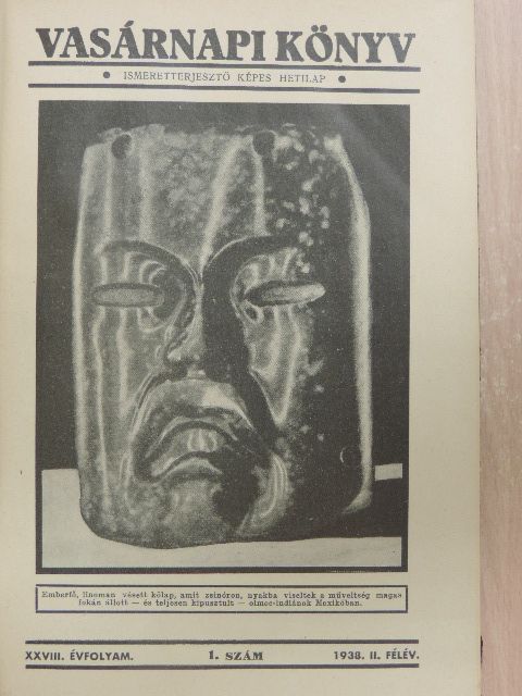 Vasárnapi Könyv 1938. II. (fél évfolyam) [antikvár]
