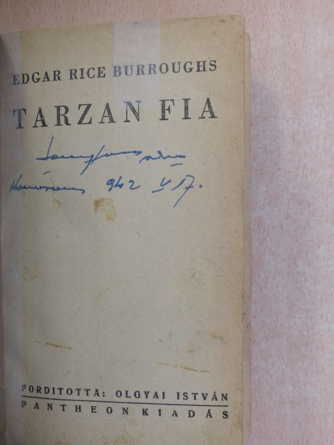 Edgar Rice Burroughs - Tarzan fia I-II. [antikvár]