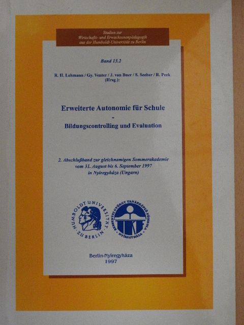 Gy. Venter - Erweiterte Autonomie für Schule [antikvár]