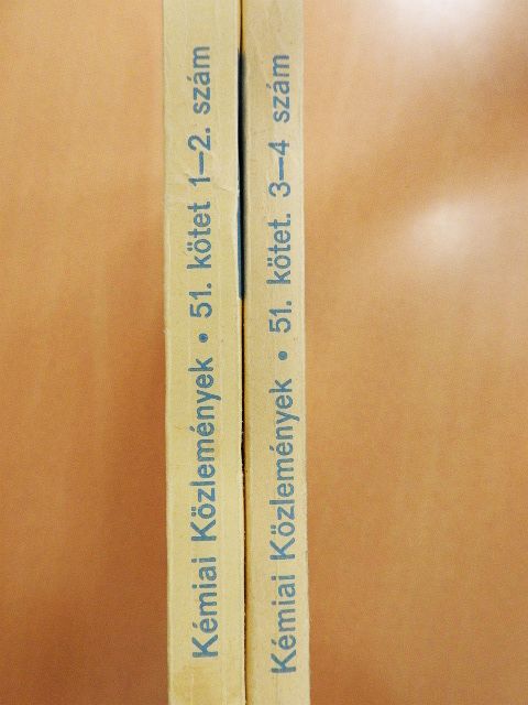 A. H. Weiss - Kémiai Közlemények 1979/1-4. [antikvár]