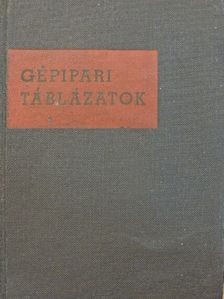 Csigaházi Ferencné - Gépipari táblázatok [antikvár]