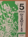5 nyelvű gyomszótár [antikvár]