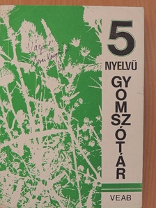5 nyelvű gyomszótár [antikvár]