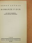 Ernst Lothar - Romanze F-dur [antikvár]